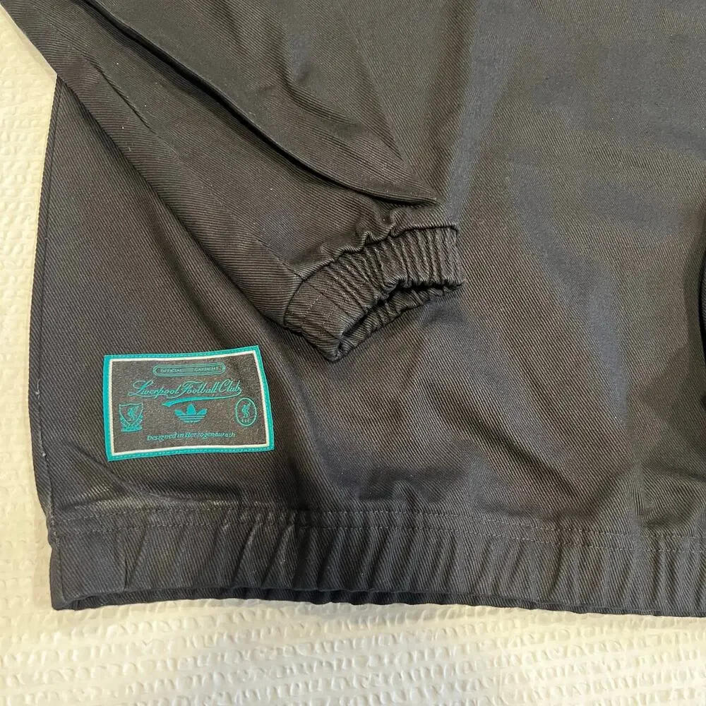 Adidas Liverpool FC Terrace Icons Drill Sweatshirt in black Medium men